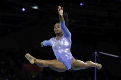 Simone Biles (USA) won 5 golds at the 2019 Artistic Gymnastics World Championships – pict.: Associated Press